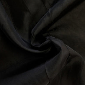 Sheer Voile Rod Pocket Curtains - Black