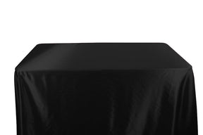 Stretch Charmeuse Satin Banquet Rectangular Table Covers - 8 Feet