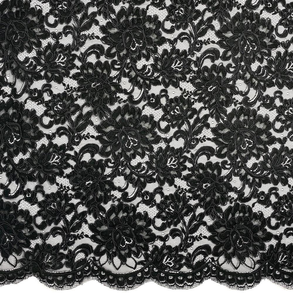 Tulip Corded Lace on Mesh Fabric 52