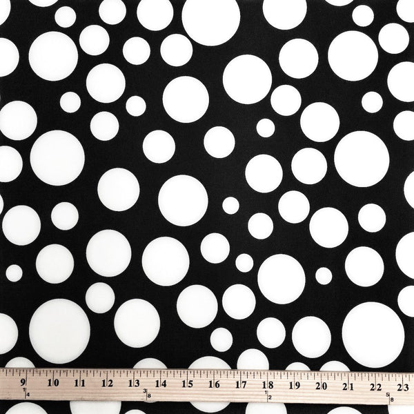 Polka Dot Neoprene Scuba Fabric