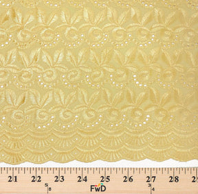 Blossom Eyelet Embroidery Fabric