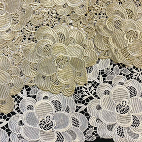 Blossom Guipure French Venice Lace Fabric
