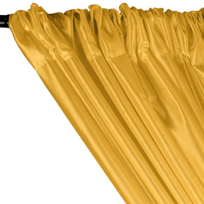 Extra Wide Nylon Taffeta Rod Pocket Curtains - Bright Yellow