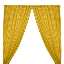 Extra Wide Nylon Taffeta Rod Pocket Curtains - Bright Yellow
