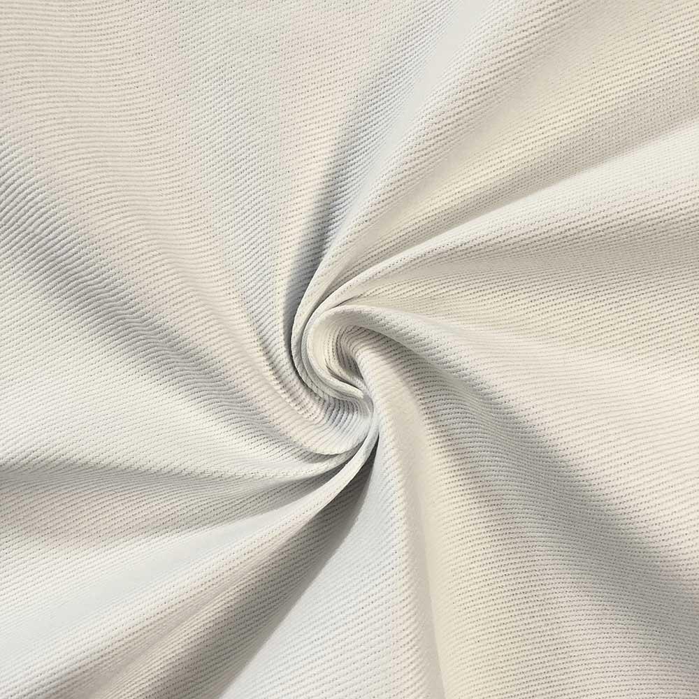 Solid Bright White, Cotton Twill Fabric, 8oz., 100% Cotton