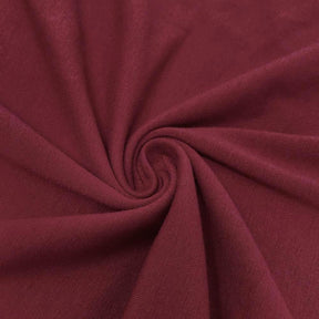 Cotton Jersey Rod Pocket Curtains - Burgundy