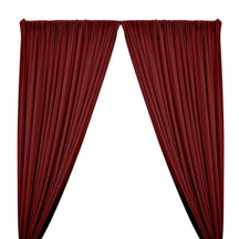 ITY Knit Stretch Jersey Rod Pocket Curtains - Burgundy