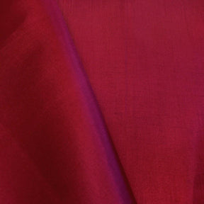 Poly China Silk Lining Rod Pocket Curtains - Burgundy