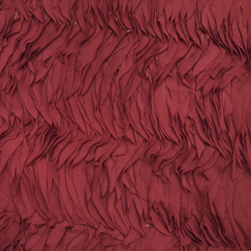 Wave Ruffle Chiffon Fabric By The Yard