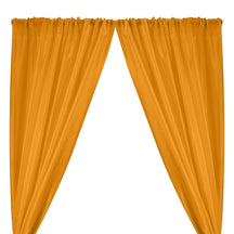 Polyester Dupioni Rod Pocket Curtains - Burnt Orange 109