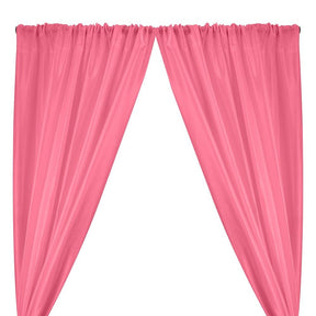 Polyester Dupioni Rod Pocket Curtains - Candy Pink 122
