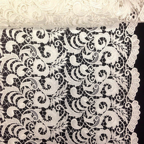 Ivory Cardinal Guipure French Venice Lace Fabric