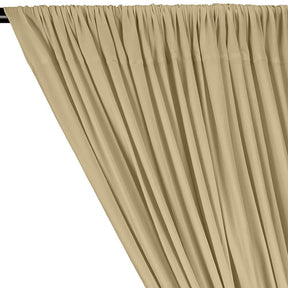 DTY Double-Sided Brushed Rod Pocket Curtains - Champagne