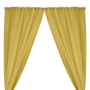 Polyester Dupioni Rod Pocket Curtains - Champagne 106