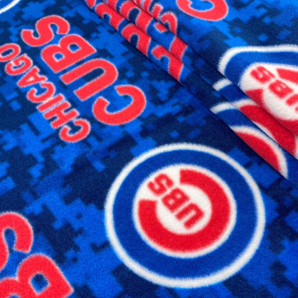 Chicago Cubs MLB Fleece Fabric