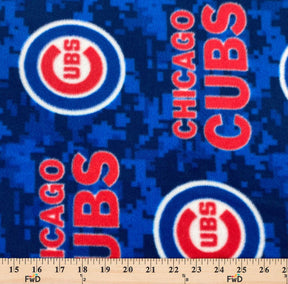 Chicago Cubs MLB Fleece Fabric