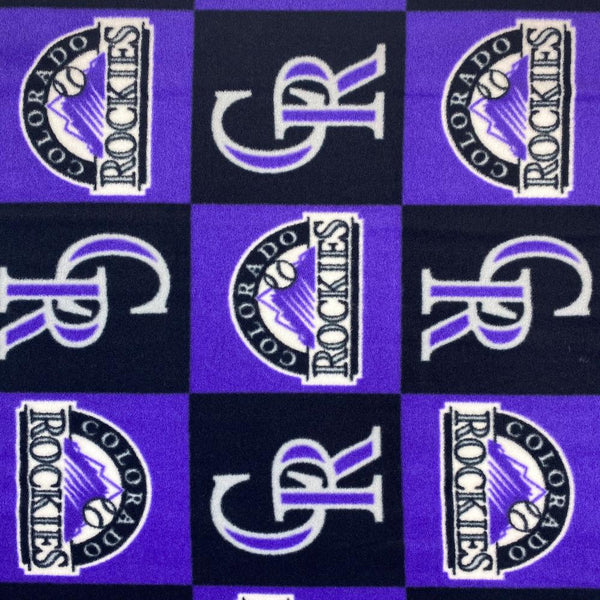 Colorado Rockies MLB Fleece Fabric