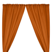 Polyester Dupioni Rod Pocket Curtains - Copper 34