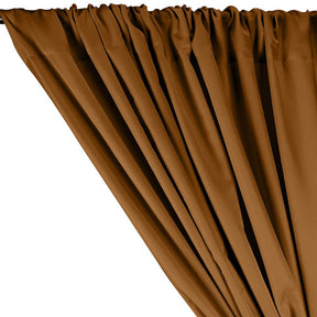 Polyester Twill Rod Pocket Curtains - Copper