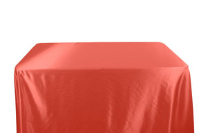 Bridal Satin Banquet Rectangular Table Covers - 6 Feet