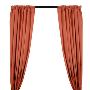 Ottertex® Canvas Waterproof Rod Pocket Curtains - Coral