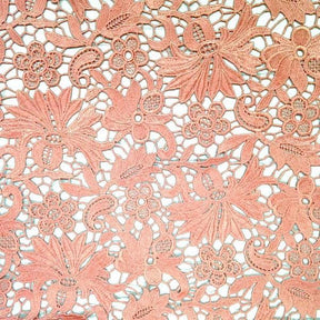 Bell Flower Guipure French Venice Lace Fabric