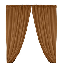 Cotton Polyester Broadcloth Rod Pocket Curtains - Gold