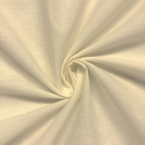 Cotton Polyester Broadcloth Rod Pocket Curtains - Off White