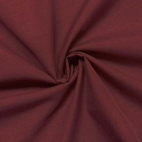 Cotton Polyester Broadcloth Rod Pocket Curtains - Wine