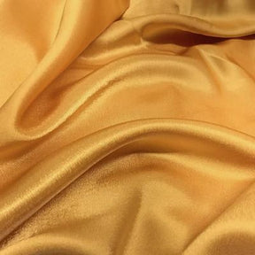 Crepe Back Satin Rod Pocket Curtains - Dark Gold