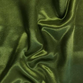 Crepe Back Satin Rod Pocket Curtains - Dark Olive