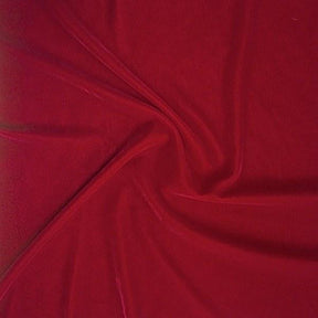 Micro Velvet Rod Pocket Curtains - Dark Red