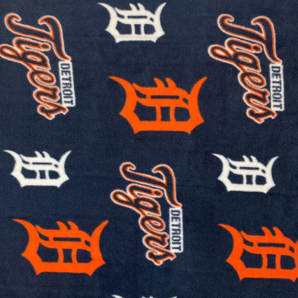 Detroit Tigers MLB Fleece Fabric