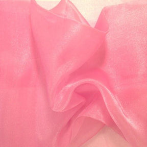Crystal Organza Rod Pocket Curtains - Dusty Rose