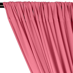 ITY Knit Stretch Jersey Rod Pocket Curtains - Dusty Rose