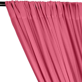 Rayon Challis Rod Pocket Curtains - Dusty Rose