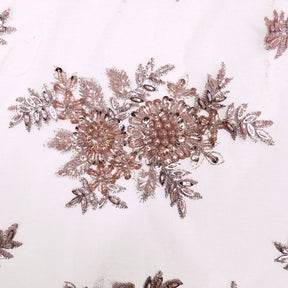 Viburnum Bridal Lace Beaded Fabric