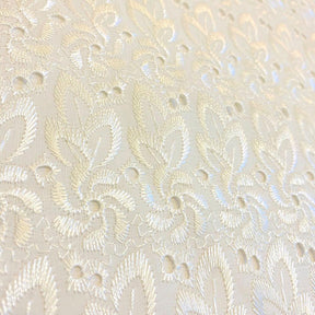 Fabric Wholesale Direct Eyelet Spiral Embroidery Fabric