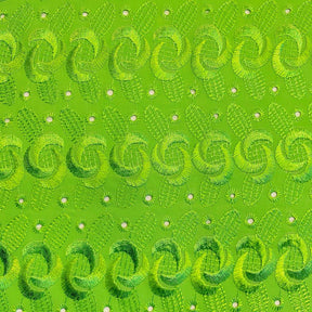 Eyelet Spiral Embroidery Fabric