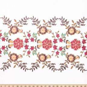 Floral Embroidery Oilcloth