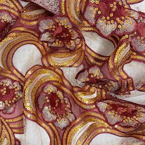 Floral Swirl Patch Chemical Lace