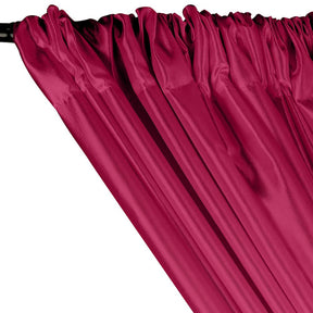 Extra Wide Nylon Taffeta Rod Pocket Curtains - Fuchsia