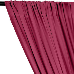 Rayon Challis Rod Pocket Curtains - Fuchsia