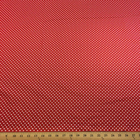 Red Polka Dot Printed Cotton