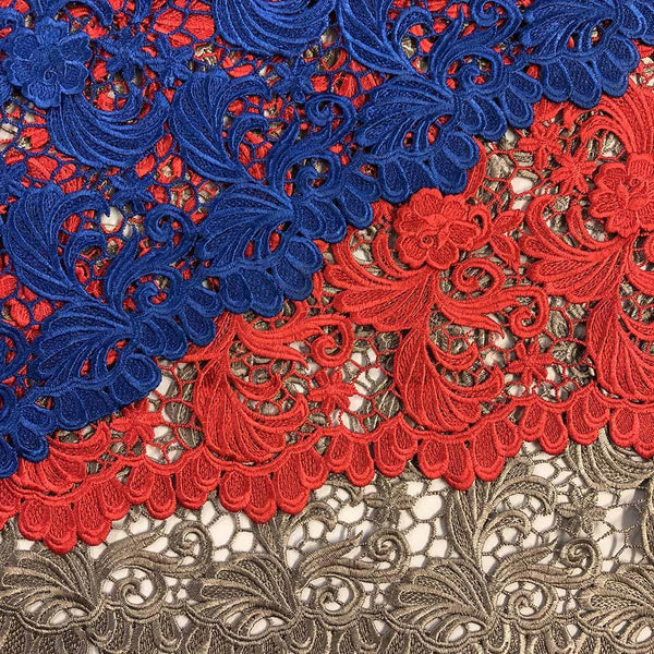 Gisselle Guipure French Venice Lace Fabric