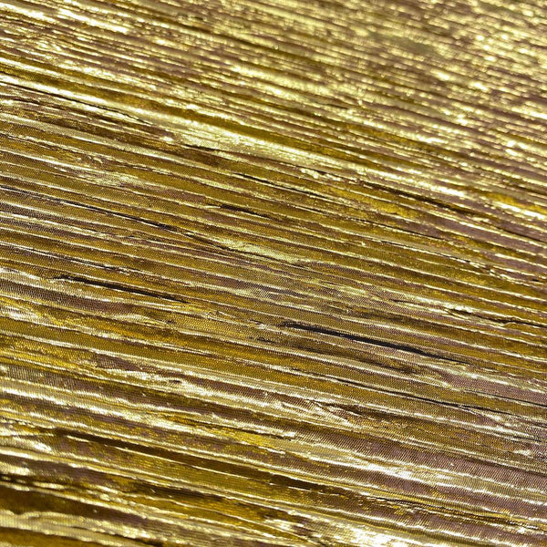 Gold Pleated Tissue Lame