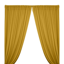 Cotton Jersey Rod Pocket Curtains - Gold