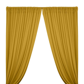 Cotton Jersey Rod Pocket Curtains - Gold