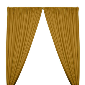 ITY Knit Stretch Jersey Rod Pocket Curtains - Gold