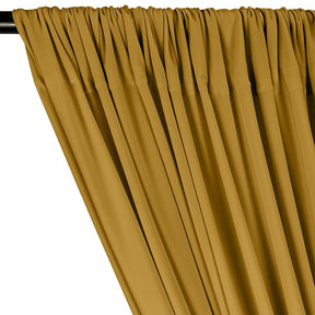 ITY Knit Stretch Jersey Rod Pocket Curtains - Gold